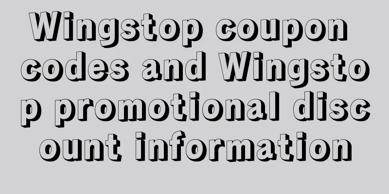 Wingstop coupon codes and Wingstop promotional discount information