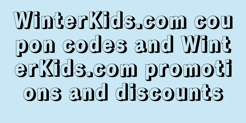 WinterKids.com coupon codes and WinterKids.com promotions and discounts