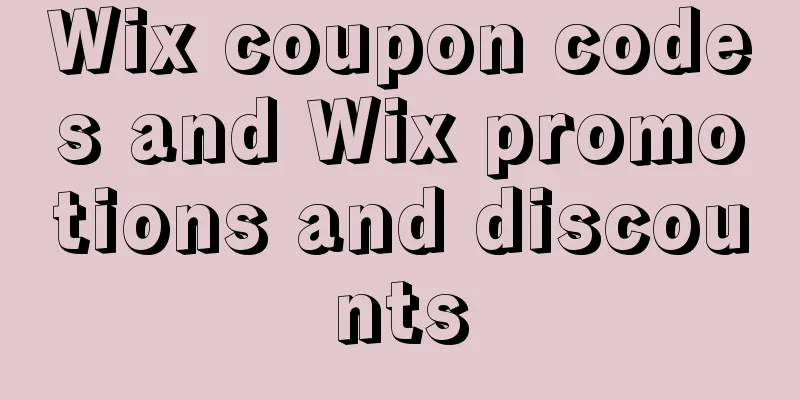 Wix coupon codes and Wix promotions and discounts