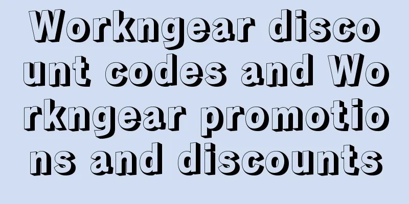 Workngear discount codes and Workngear promotions and discounts