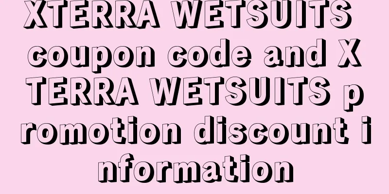 XTERRA WETSUITS coupon code and XTERRA WETSUITS promotion discount information