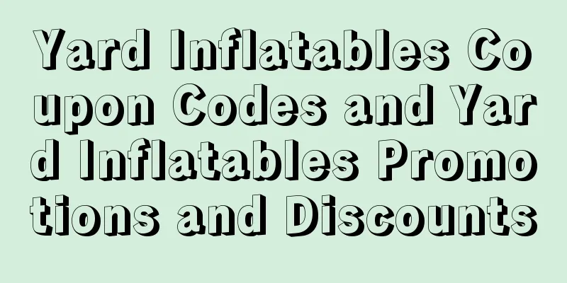 Yard Inflatables Coupon Codes and Yard Inflatables Promotions and Discounts