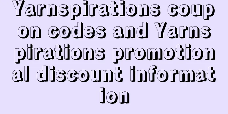 Yarnspirations coupon codes and Yarnspirations promotional discount information