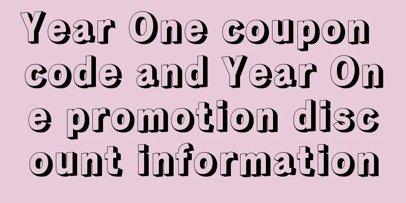 Year One coupon code and Year One promotion discount information