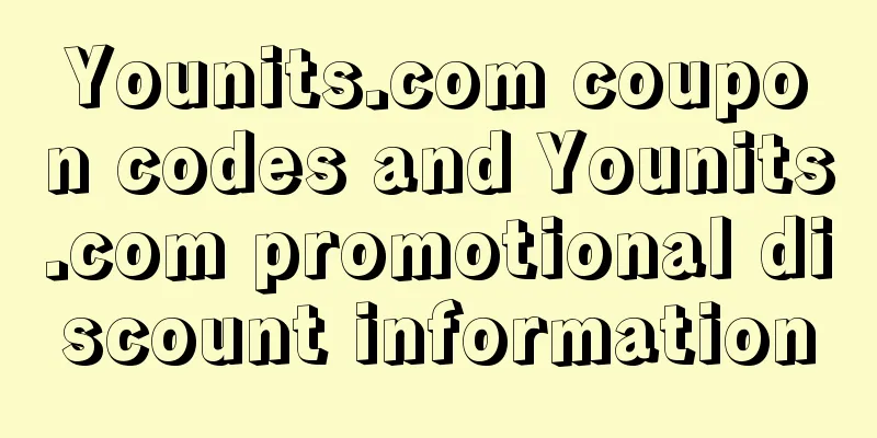Younits.com coupon codes and Younits.com promotional discount information