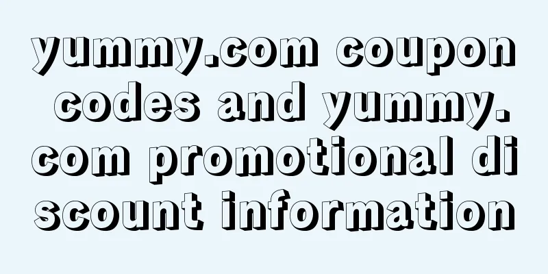 yummy.com coupon codes and yummy.com promotional discount information