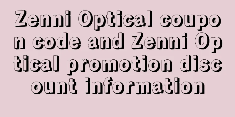 Zenni Optical coupon code and Zenni Optical promotion discount information
