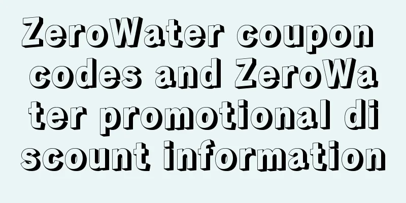 ZeroWater coupon codes and ZeroWater promotional discount information