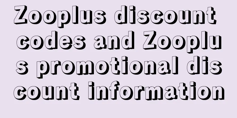 Zooplus discount codes and Zooplus promotional discount information