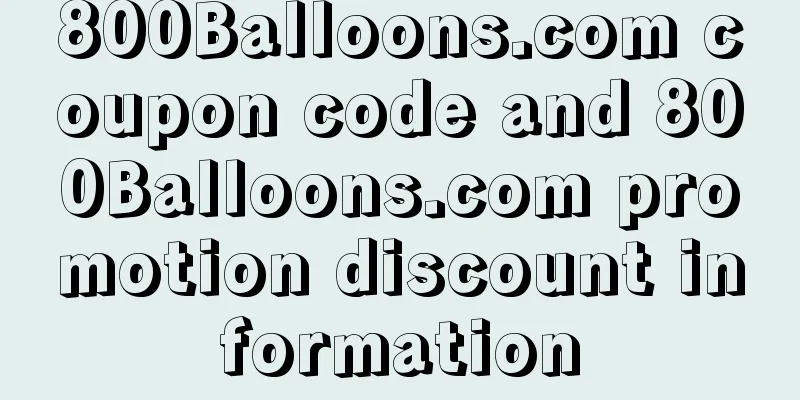 800Balloons.com coupon code and 800Balloons.com promotion discount information