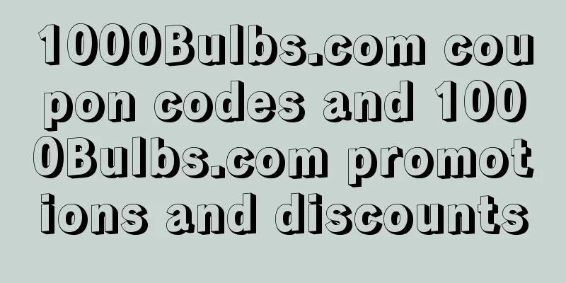 1000Bulbs.com coupon codes and 1000Bulbs.com promotions and discounts