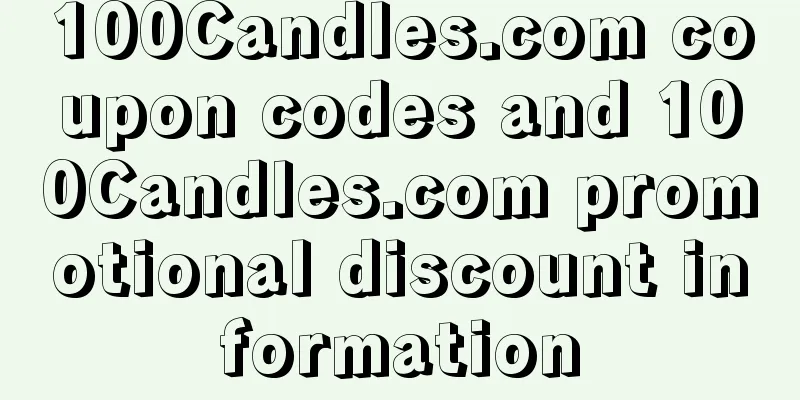 100Candles.com coupon codes and 100Candles.com promotional discount information