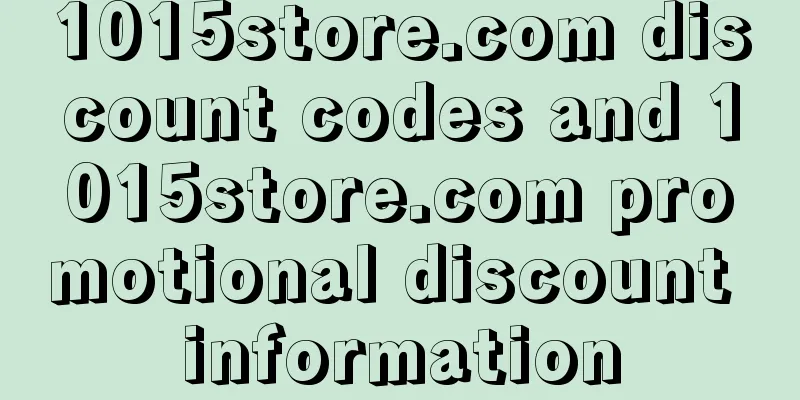 1015store.com discount codes and 1015store.com promotional discount information