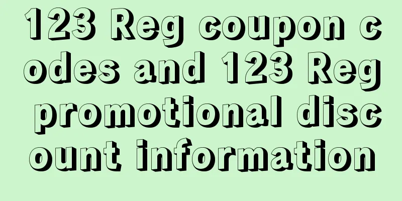 123 Reg coupon codes and 123 Reg promotional discount information