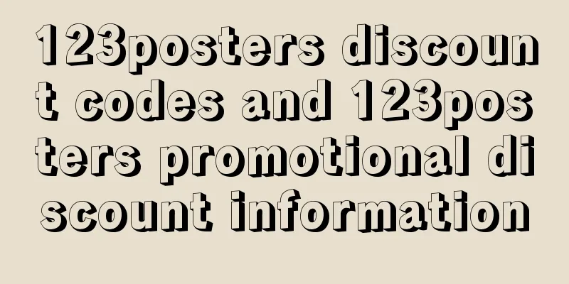 123posters discount codes and 123posters promotional discount information