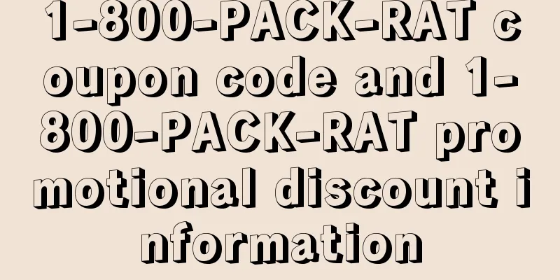 1-800-PACK-RAT coupon code and 1-800-PACK-RAT promotional discount information
