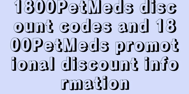 1800PetMeds discount codes and 1800PetMeds promotional discount information