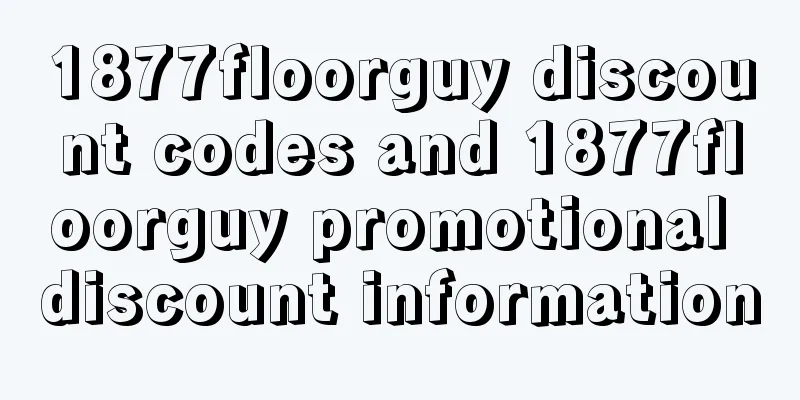 1877floorguy discount codes and 1877floorguy promotional discount information