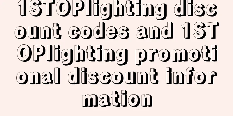 1STOPlighting discount codes and 1STOPlighting promotional discount information