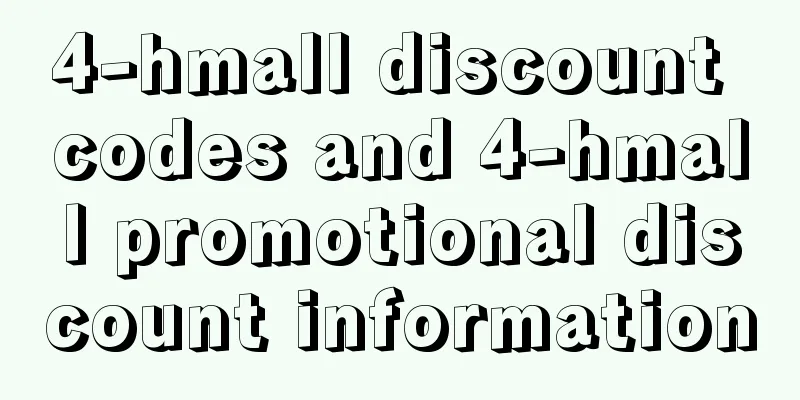 4-hmall discount codes and 4-hmall promotional discount information