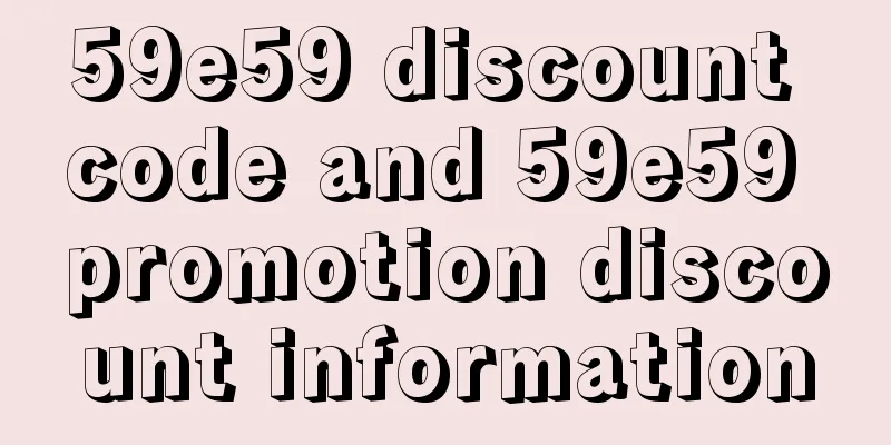59e59 discount code and 59e59 promotion discount information